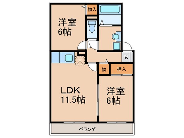 ナチュールMeの物件間取画像